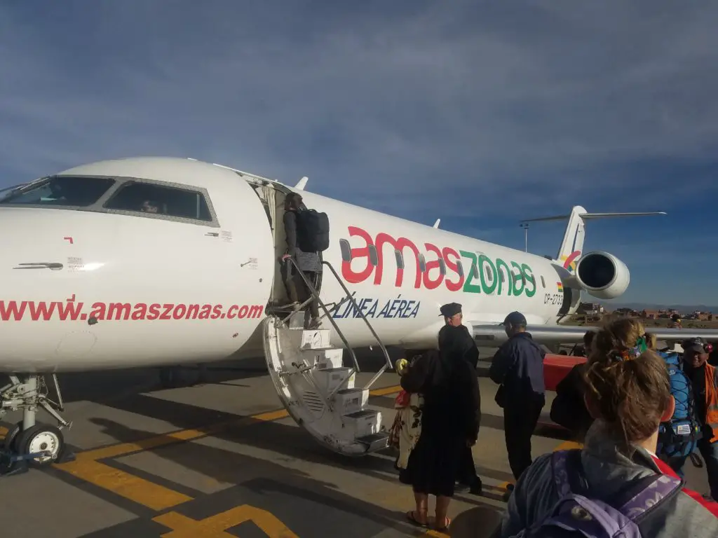 Amazonas airplane to take us to our amazon jungle tour