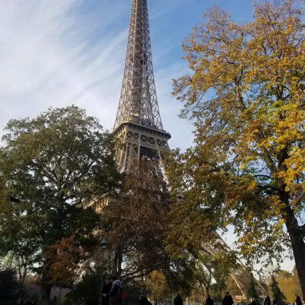 View of the Eiffel Tower in Paris