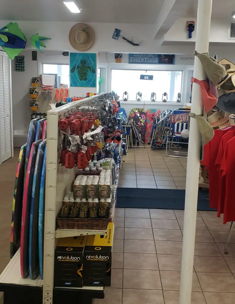 Beverly Beach Camptown store for all your camping needs