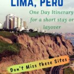 building overlooking a beautiful cliff in Lima Peru