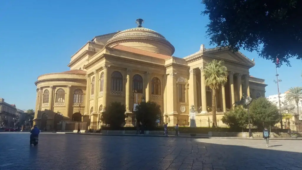 front view of Massimo Theater - spending one day in Palermo