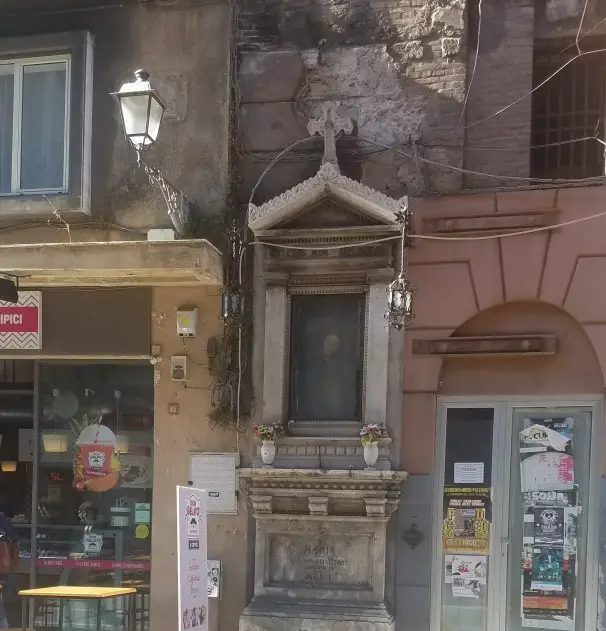 street view of Saint Rosalia Shrine on a one day tour of Palermo