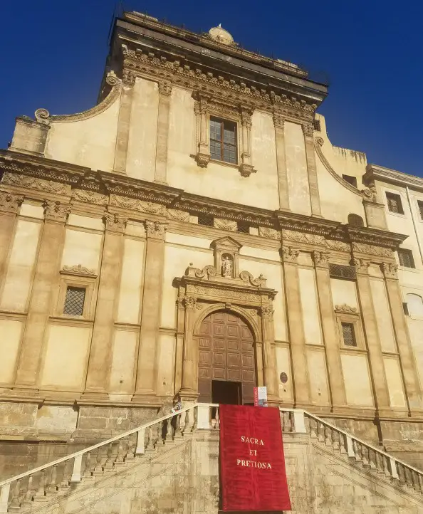 front view of Seeing Santa Caterina in one day in Palermo