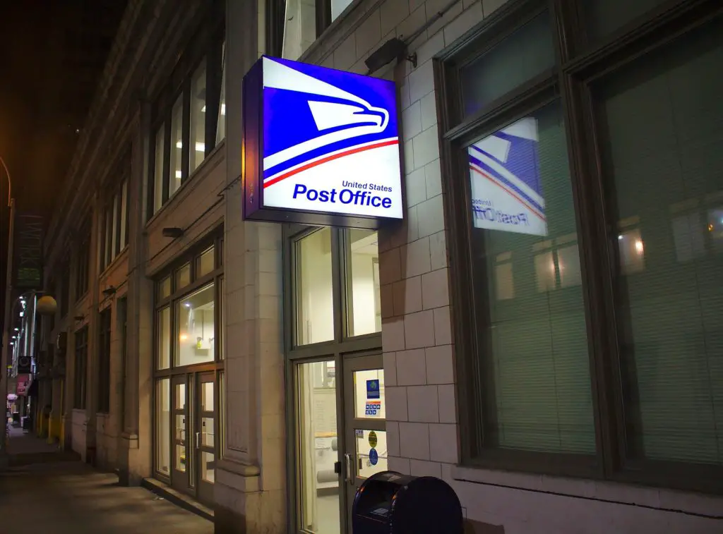 US post office building