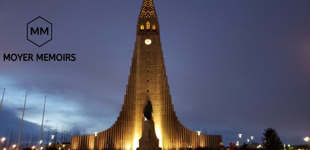 church at dawn before the self driving golden circle iceland tour route
