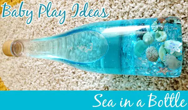 Sea Bottle Play Toy - seashell craft