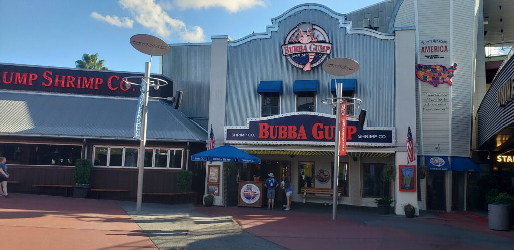 Bubba Gump Shrimp review at Universal Studios