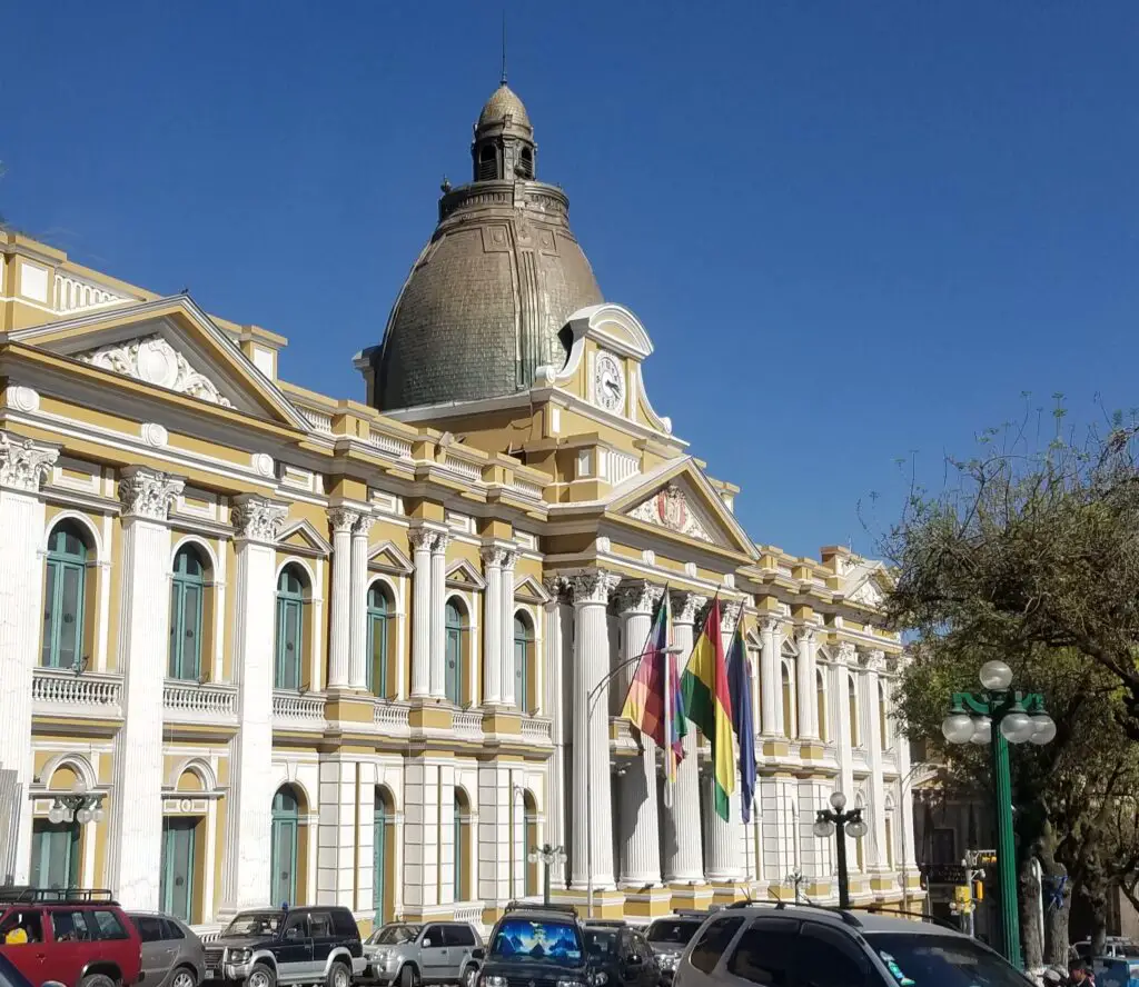 legislature buildling in La PAz