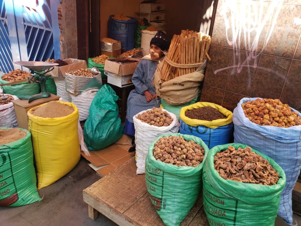 selling at the market