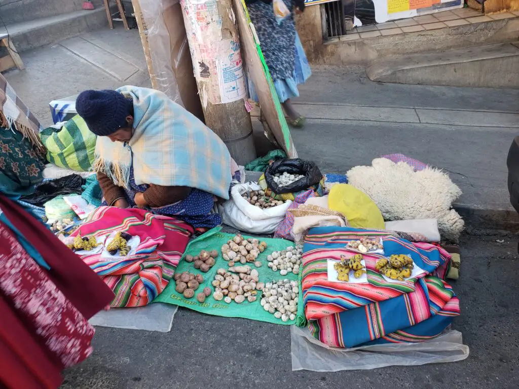 selling potatoes