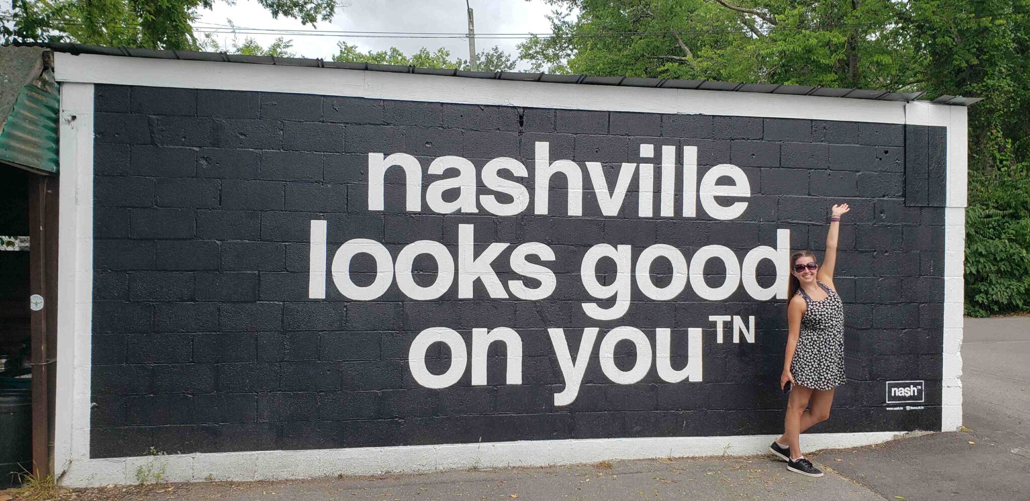 nashville looks good on you - posing for picture