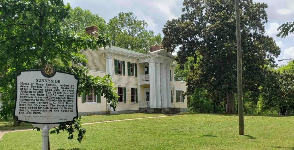 Sunnyside Mansion in Servier Park in Nashville