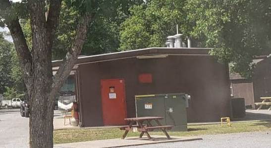 Two Rivers Campground near Nashville Tennessee= bath house