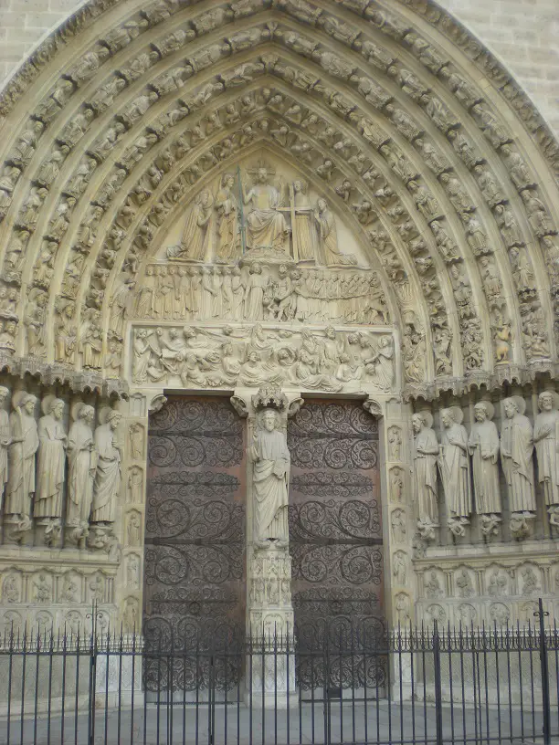 beautiful wooden doorway
