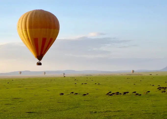 balloon ride over kenya for 50th birthday