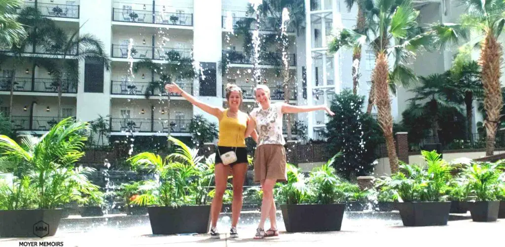 Opryland Resort Gardens - Water Fountain in Delta