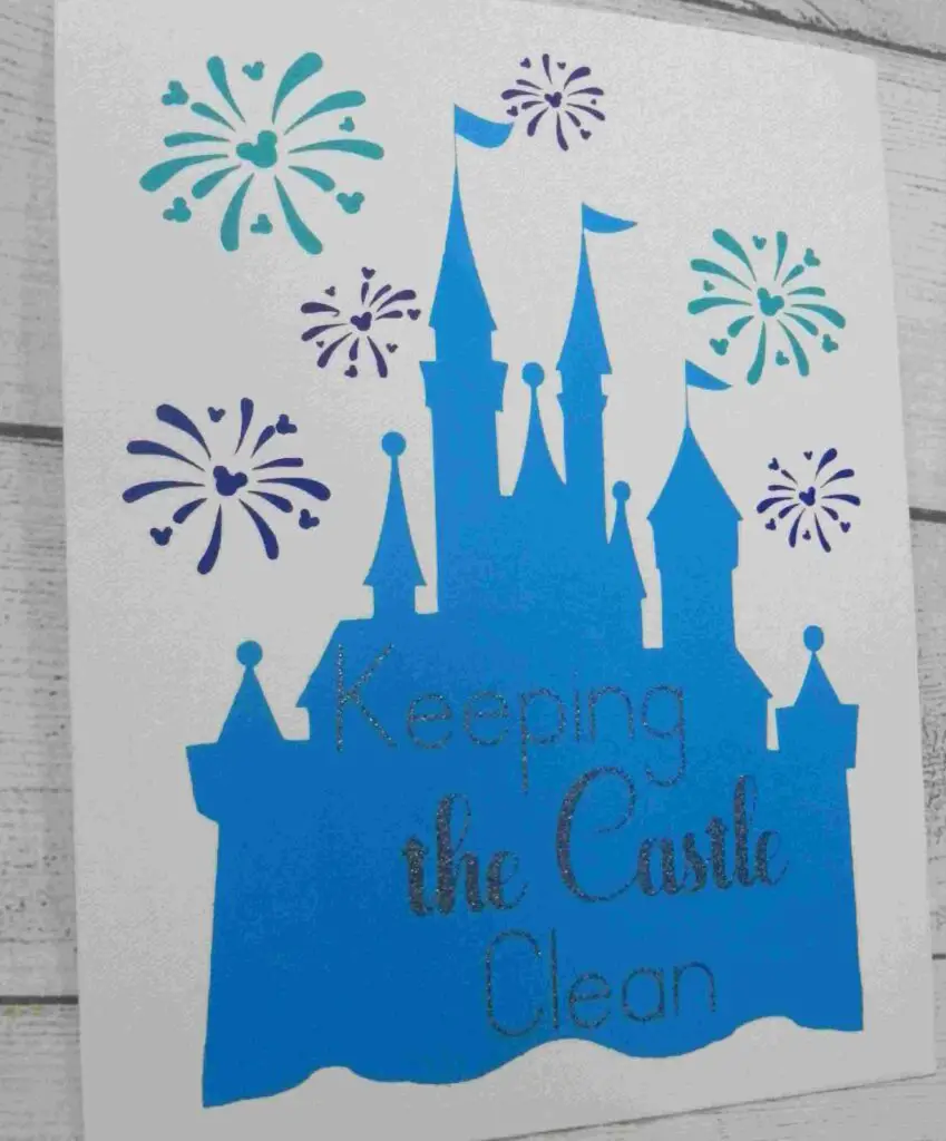 Sanitizing Station Castle Sign - to make your home feel like disney