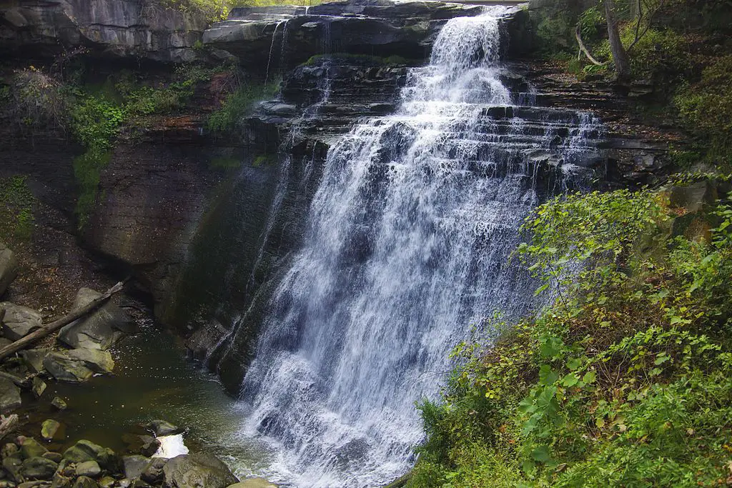 brandywine falls at cuyahoga valley national park