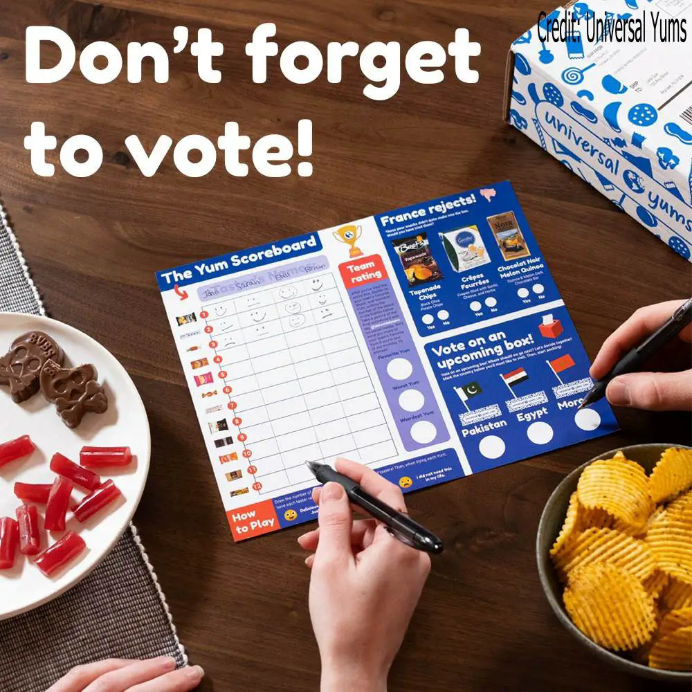 dont forget to vote for favorite snacks