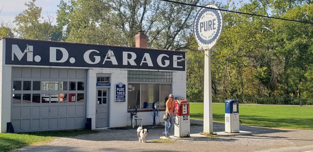 Tips for Visiting Cuyahoga Valley National Park Trails 1 old gas station in Cuyahoga Valley National Park