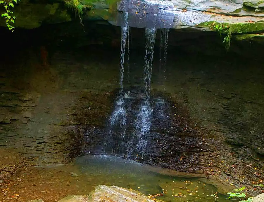 small waterfall 