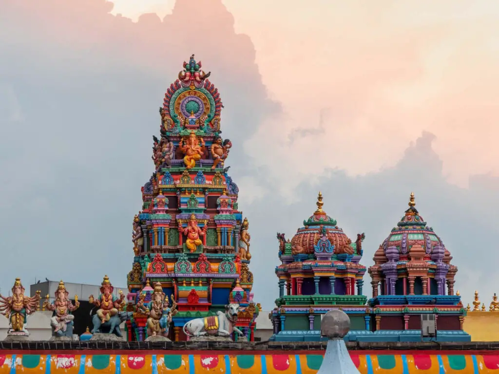 Beautiful Hindu Temple in Malaysia