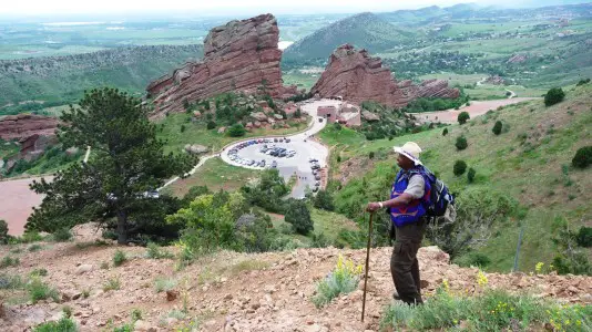 Hiking in Red Rocks Colorado