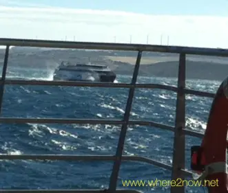 view of water from the kangaroo island ferry