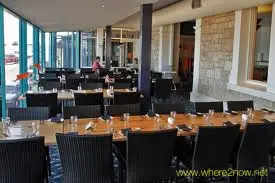 tables at Ozone Hotel on Kangaroo Island