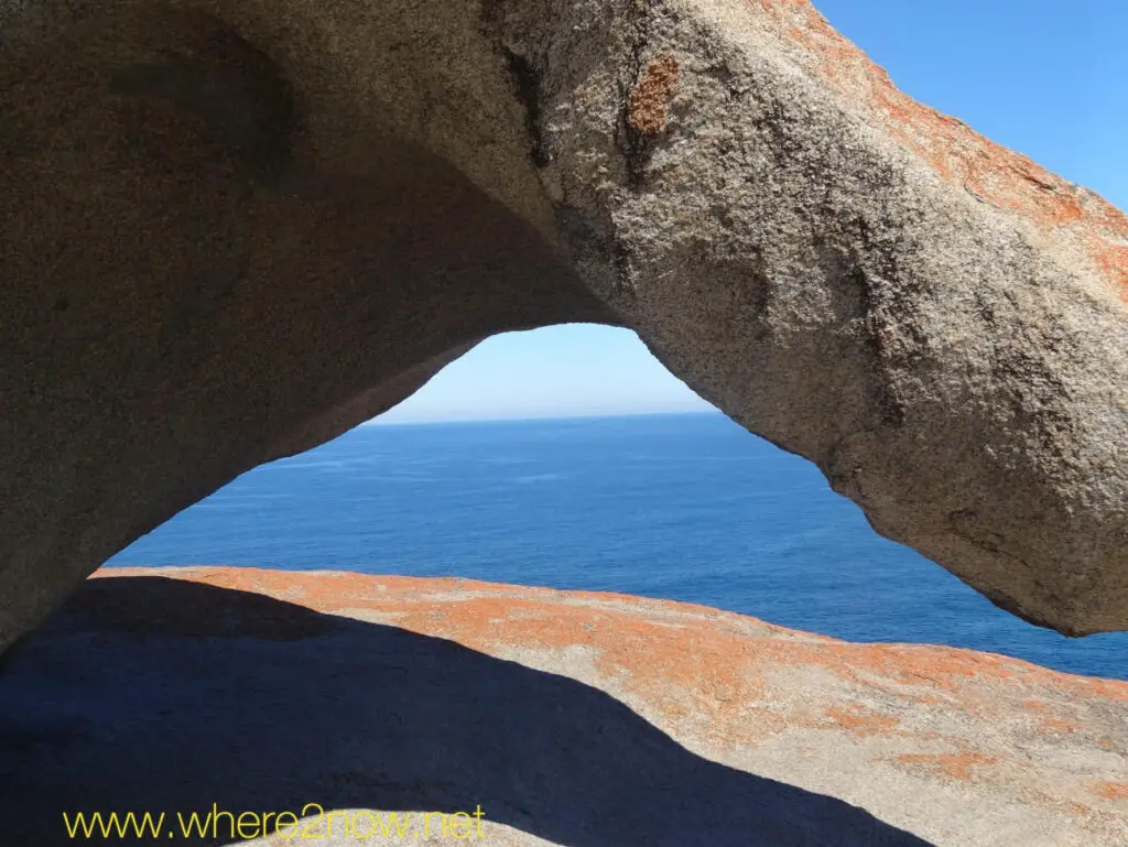 rock arch on the beach