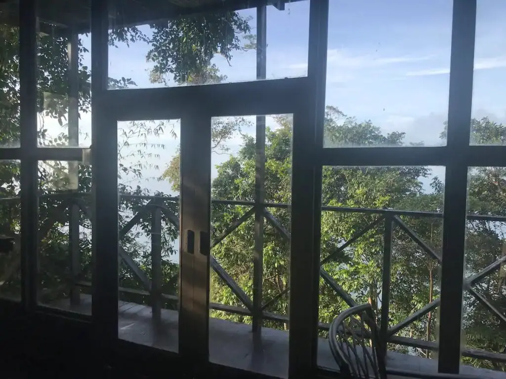 view from treehouse in trinidad and tobago