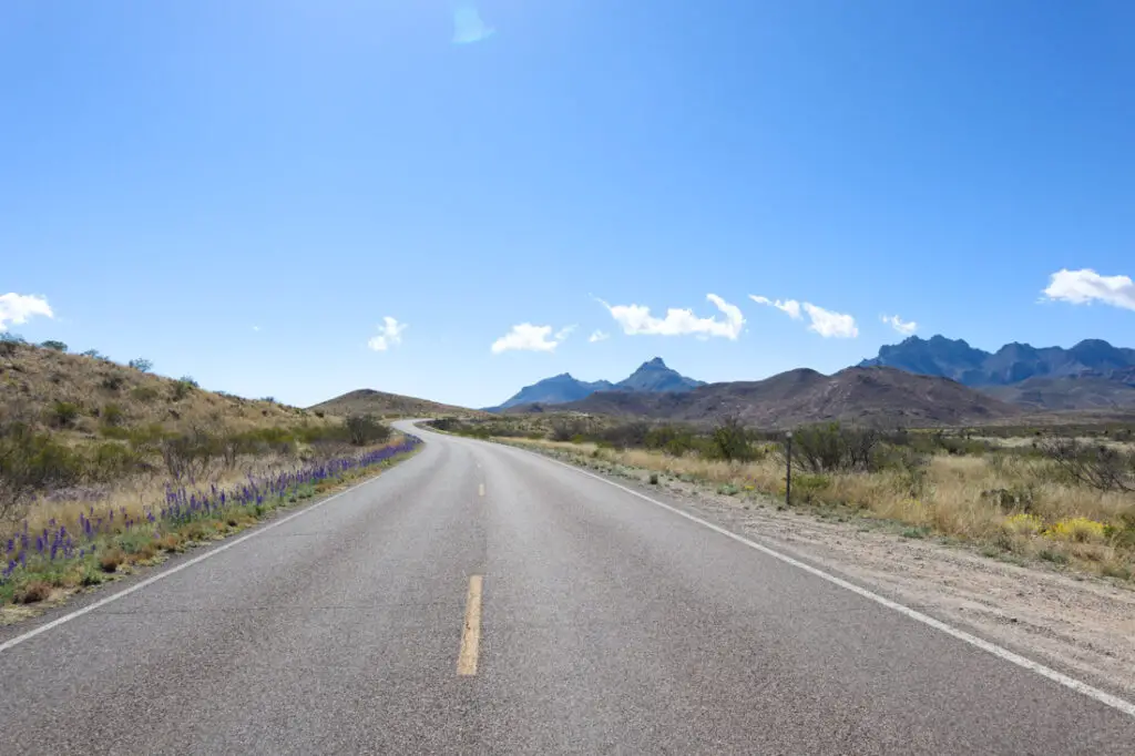 driving to Big Bend National Park for a relaxing Empty Nest Vacation