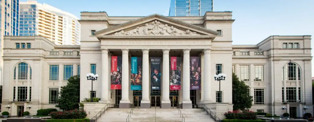 front view of Schermerhorn Symphony Center in Nashville