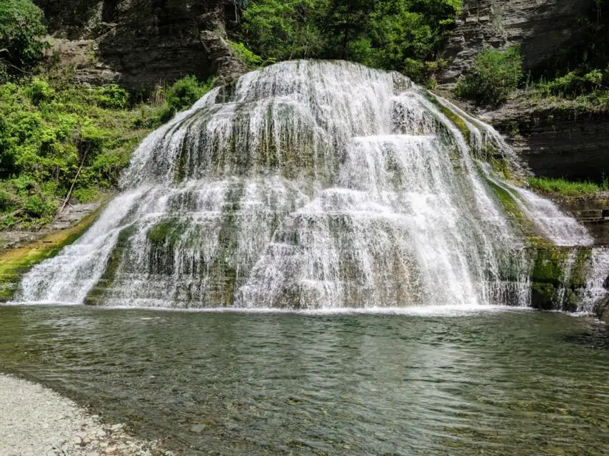 ithaca waterfalls on an empty nest vacation to the Finger Lakes New York