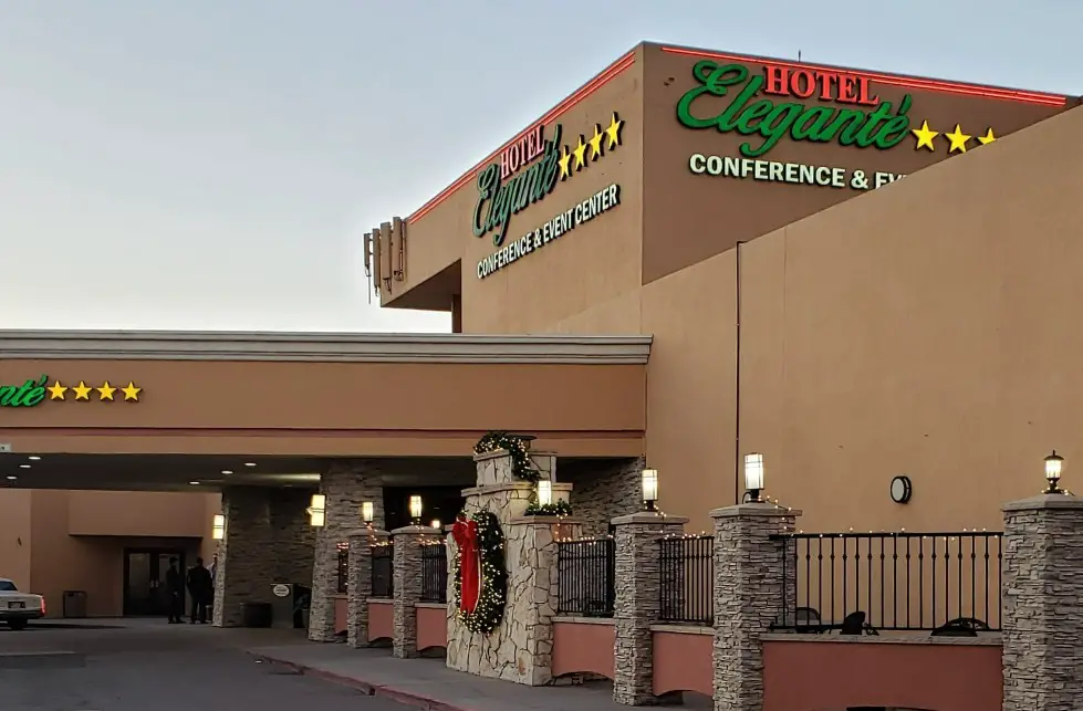 front view of Hotel Elegante in Colorado Springs