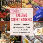 Lots of delicious and colorful street food in Palermo Sicily