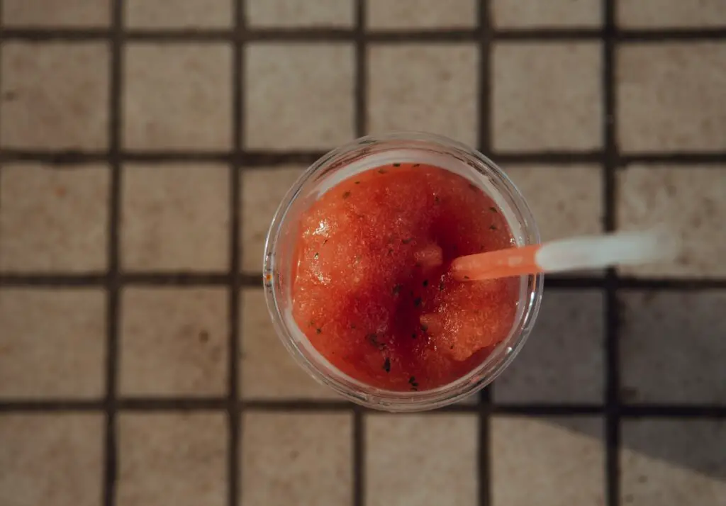 iced dessert - granita - in Palermo