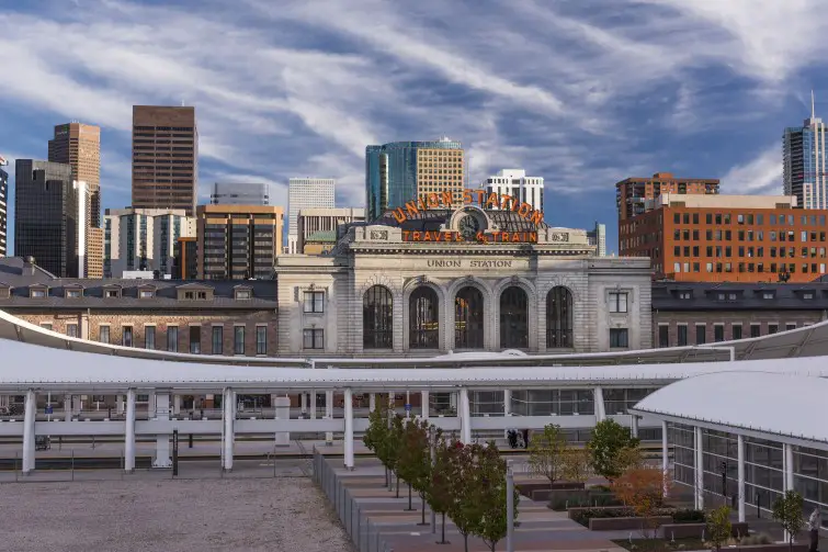 Union Station - historic building in downtown Denver