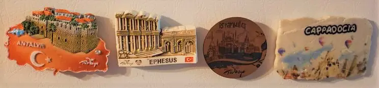 Magnet souvenirs from Turkey