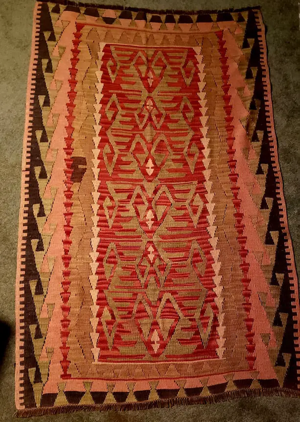 Colorful Turkish rug