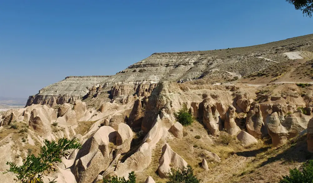 overview of red rocks at Red Valley in Cappadocia o a 2 day trip