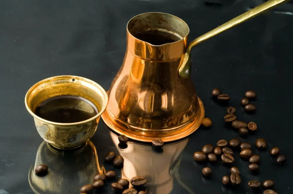 copperTurkish Coffee set souvenir