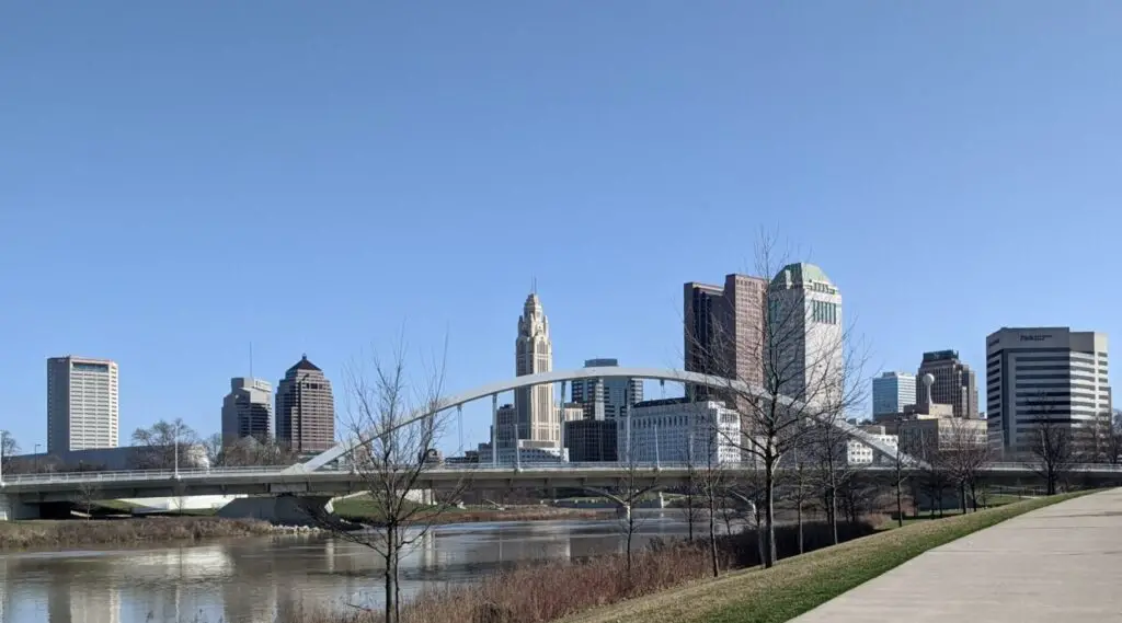 City view - Columbus Skyline