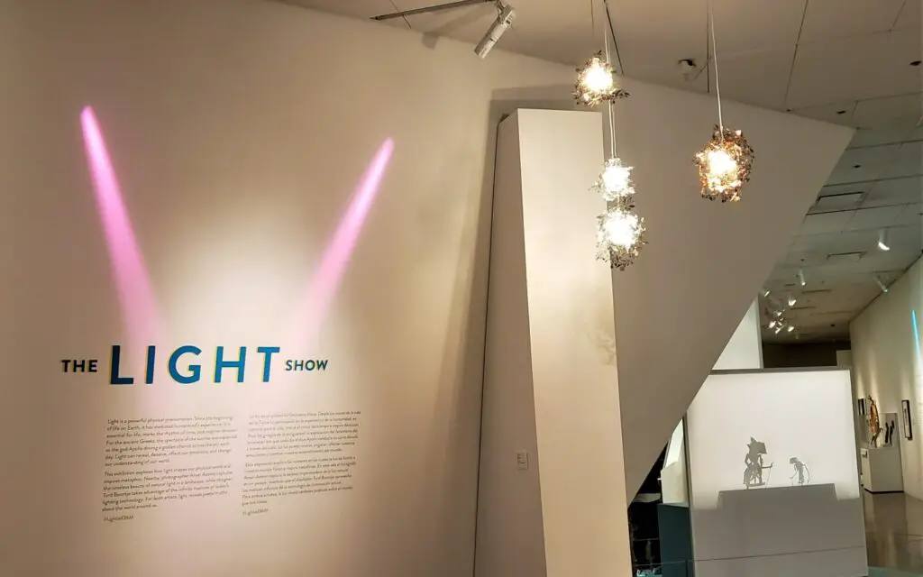 Denver Art Museum - Light Show - winter in Denver feature