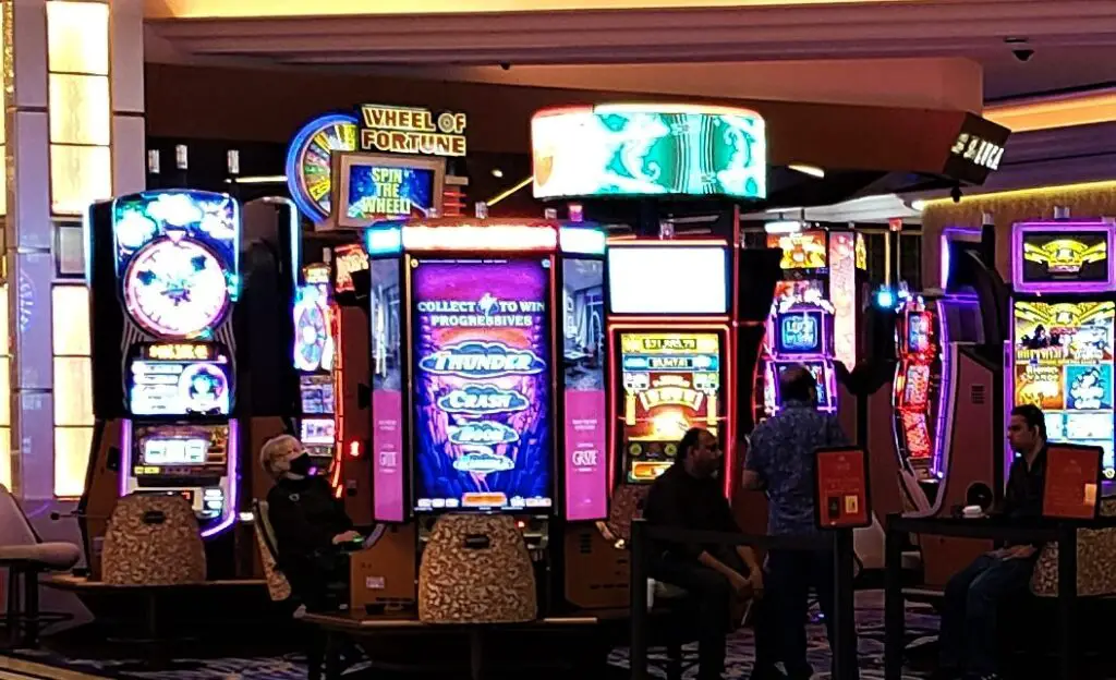 slot machines for gambling in casinos in Las Vegas