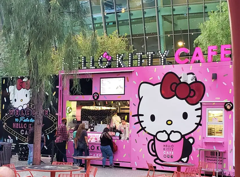 pink Hello Kitty shack for Snack in Las Vegas