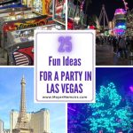 neon lights and fancy buildings in Las Vegas PIN