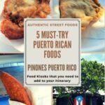 many deep fried authentic foods in Puerto Rico Pin