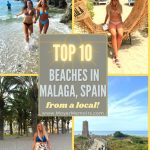 girls on the beaches at the best beaches in Malaga Spain