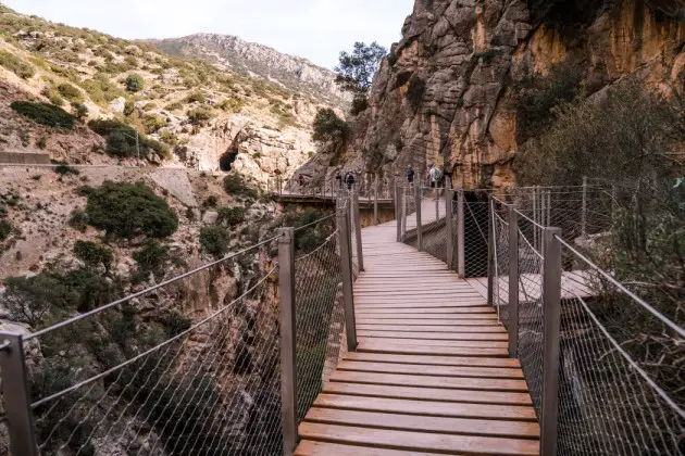 boardwalk at caminito-del-rey-spain